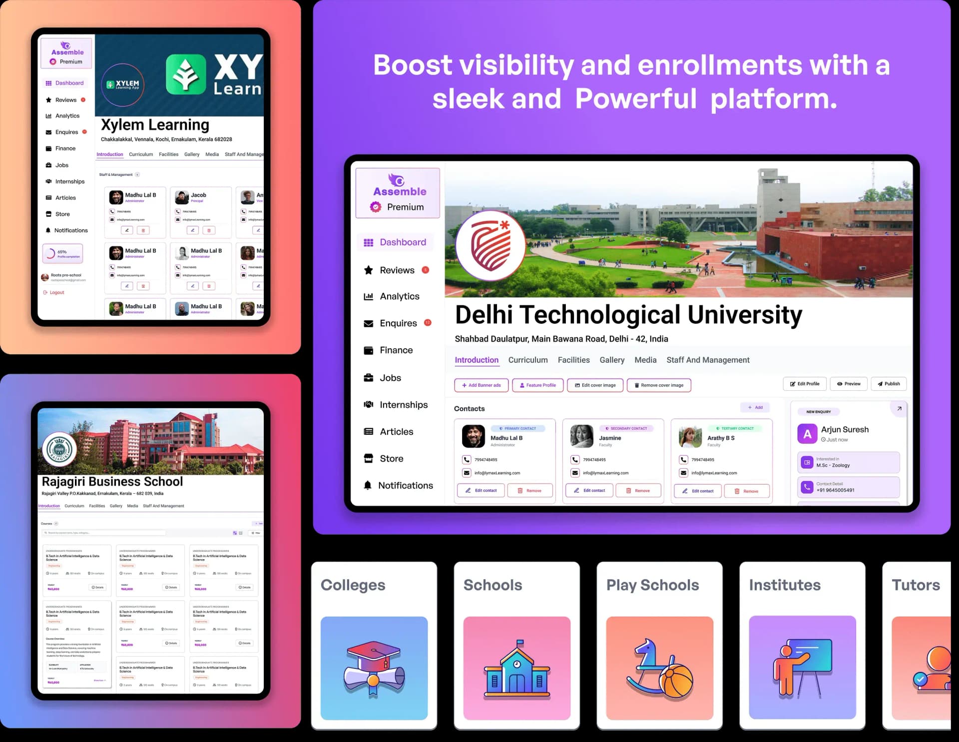 Top Colleges, Schools, Playschools, Institutes, Internships, Hostels ...